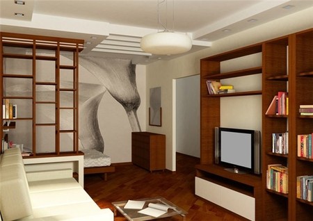 Дизайн в однокомнатной квартире