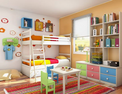 Дизайн детских комнат для двоих детей