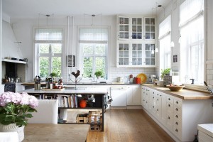 Скандинавский дизайн в интерьере кухни