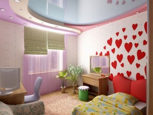 Интерьер детской комнаты для девочки