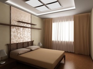 Красивая спальня  в минималистическом стиле